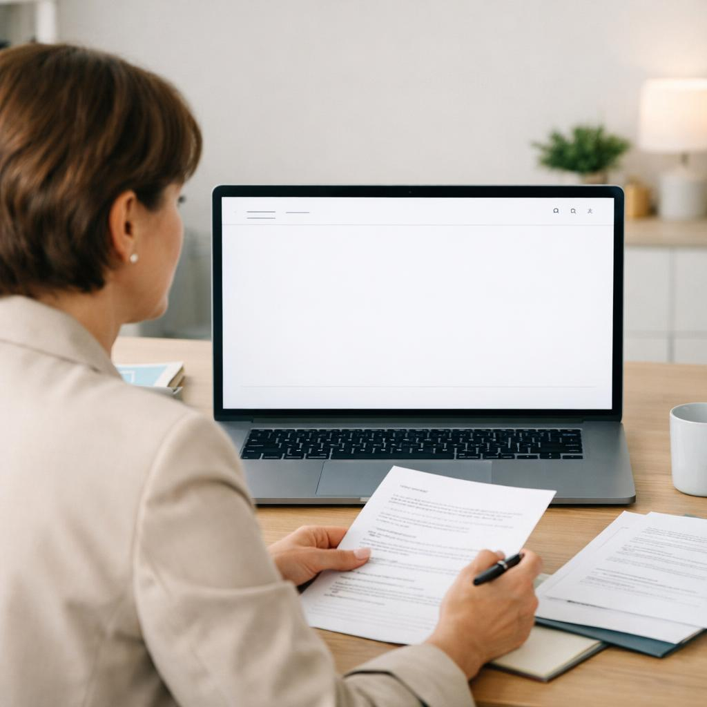 Professional using InterviewCoachPro Panel during a live interview